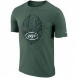 Men's New York Jets Nike Green Fan Gear Icon Performance T-Shirt