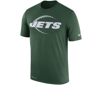 Men's New York Jets Nike Green Legend Icon Logo Performance T-Shirt