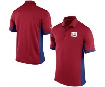 Men's New York Giants Nike Red Team Issue Performance Polo