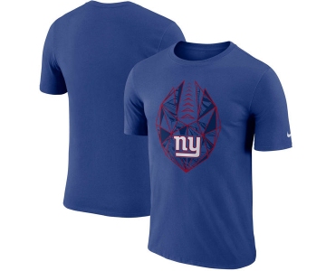 Men's New York Giants Nike Royal Fan Gear Icon Performance T-Shirt