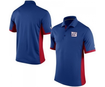 Men's New York Giants Nike Royal Team Issue Performance Polo