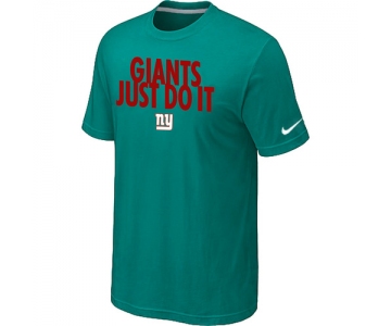 NFL New York Giants Just Do It Green T-Shirt