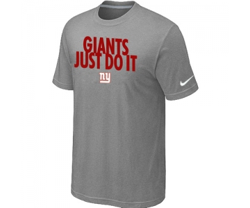 NFL New York Giants Just Do It L.Grey T-Shirt