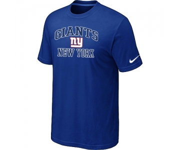 New York Giants Heart & Soul Blue T-Shirt