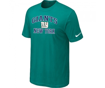 New York Giants Heart & Soul Green T-Shirt