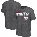 New York Giants Nike Sideline Line of Scrimmage Legend Performance T Shirt Heathered Gray