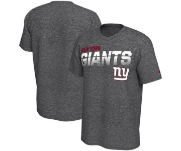 New York Giants Nike Sideline Line of Scrimmage Legend Performance T Shirt Heathered Gray