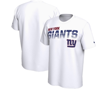 New York Giants Nike Sideline Line of Scrimmage Legend Performance T Shirt White