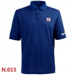 Nike New York Giants Players Performance Polo -Blue