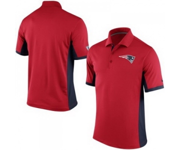 Men's New England Patriots Nike Red Team Issue Performance Polo