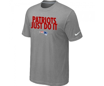 NFL New England Patriots Just Do It L.Grey T-Shirt