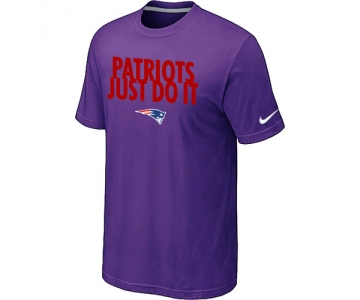 NFL New England Patriots Just Do It Purple T-Shirt