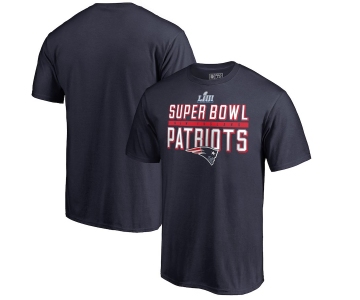 New England Patriots NFL Pro Line by Fanatics Branded Super Bowl LIII Bound Ball Control T-Shirt Navy