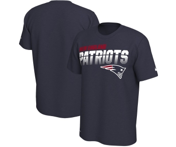 New England Patriots Nike Sideline Line of Scrimmage Legend Performance T Shirt Navy