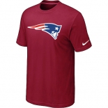 New England Patriots Sideline Legend Authentic Logo T-Shirt Red