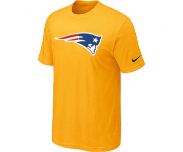 New England Patriots Sideline Legend Authentic Logo T-Shirt Yellow