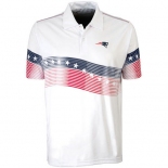 New England Patriots White Antigua Patriot Polo