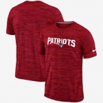 Nike New England Patriots Red Velocity Performance T-Shirt