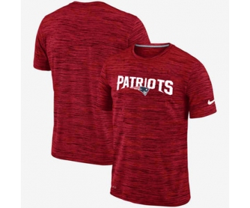 Nike New England Patriots Red Velocity Performance T-Shirt