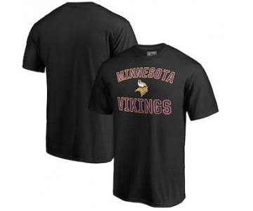 Men's Minnesota Vikings NFL Pro Line Black Victory Arch T-Shirt