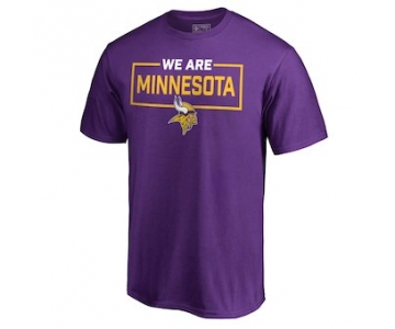 Men's Minnesota Vikings NFL Pro Line by Fanatics Branded Purple We Are Icon T-Shirt