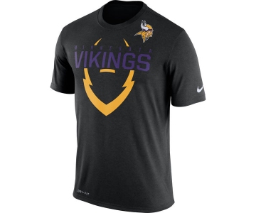 Men's Minnesota Vikings Nike Black Legend Icon Dri-FIT T-Shirt