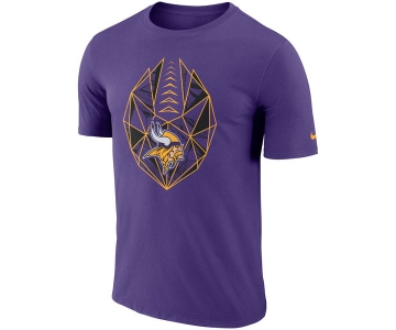 Men's Minnesota Vikings Nike Purple Fan Gear Icon Performance T-Shirt