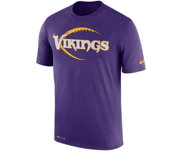 Men's Minnesota Vikings Nike Purple Legend Icon Logo Performance T-Shirt