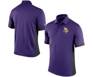 Men's Minnesota Vikings Nike Purple Team Issue Performance Polo