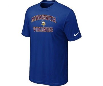 Minnesota Vikings Heart & Soul Blue T-Shirt