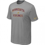 Minnesota Vikings Heart & Soul Light grey T-Shirt