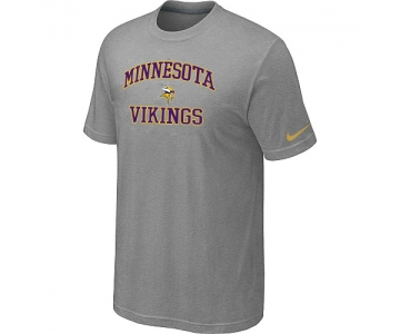 Minnesota Vikings Heart & Soul Light grey T-Shirt