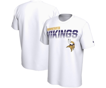 Minnesota Vikings Nike Sideline Line of Scrimmage Legend Performance T Shirt White