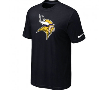 Minnesota Vikings Sideline Legend Authentic Logo T-Shirt Black