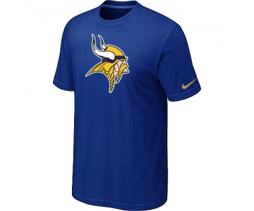 Minnesota Vikings Sideline Legend Authentic Logo T-Shirt Blue