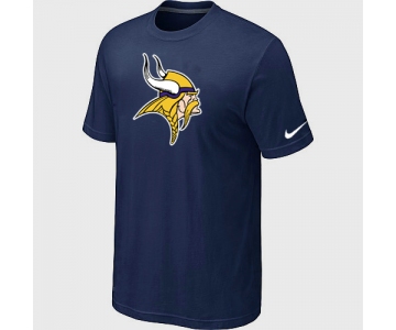 Minnesota Vikings Sideline Legend Authentic Logo T-Shirt D.Blue