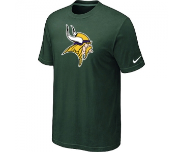 Minnesota Vikings Sideline Legend Authentic Logo T-Shirt D.Green