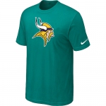 Minnesota Vikings Sideline Legend Authentic Logo T-Shirt Green