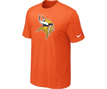 Minnesota Vikings Sideline Legend Authentic Logo T-Shirt Orange