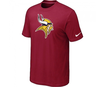 Minnesota Vikings Sideline Legend Authentic Logo T-Shirt Red