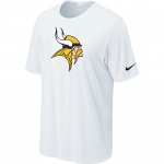 Minnesota Vikings Sideline Legend Authentic Logo T-Shirt White