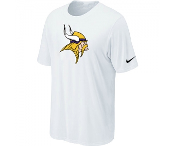 Minnesota Vikings Sideline Legend Authentic Logo T-Shirt White