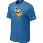 Minnesota Vikings Sideline Legend Authentic Logo T-Shirt light Blue