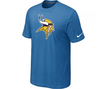 Minnesota Vikings Sideline Legend Authentic Logo T-Shirt light Blue