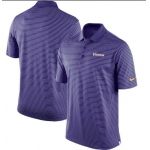 Minnesota Vikings Team Stadium Performance Polo - Purple