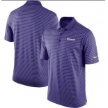 Minnesota Vikings Team Stadium Performance Polo - Purple