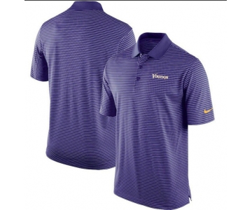 Minnesota Vikings Team Stadium Performance Polo - Purple