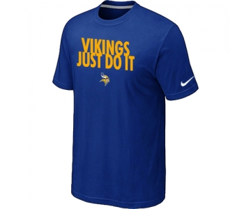 NFL Minnesota Vikings Just Do It Blue T-Shirt