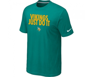 NFL Minnesota Vikings Just Do It Green T-Shirt