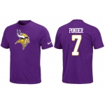 Nike Minnesota Vikings Christian Ponder Name & Number T-Shirt purple